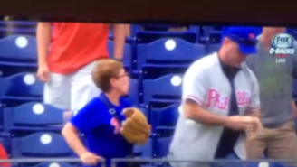 Watch This Horrible Phillies Fan Snatch A Home Run Ball From A Sweet Old Lady
