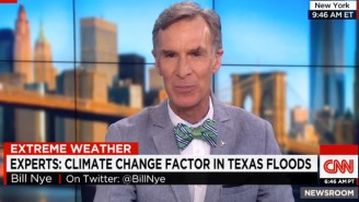 Let Bill Nye Explain How Climate Change Caused Texas Flooding With A Cigarette Analogy