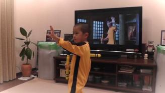Watch This 5-Year-Old Perfectly Imitate Bruce Lee’s Fight Scene From ‘Game Of Death’