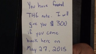A Mysterious Note Potentially Worth $300 Took Over The Internet Yesterday