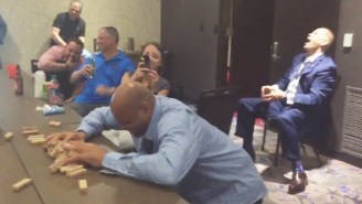 Charles Barkley Got ‘One Shot, One Opportunity’ At Jenga, And He Screwed It Up