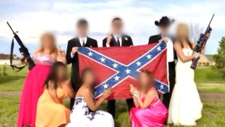 This Prom Photo Of Students Holding Guns Around A Confederate Flag Is Causing Controversy