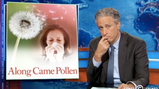 Jon Stewart Ripped Into Media Coverage Of The So-Called ‘Pollen Tsunami’