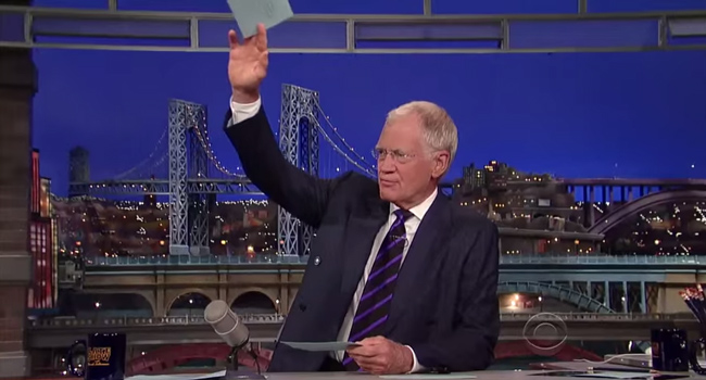 A Special Part Of Letterman’s Old Set Survived To Live On Another Show