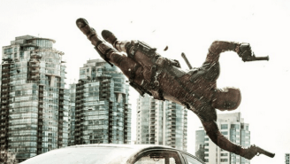 The Merc With A Mouth Still Has It Out For Mario Lopez In This New ‘Deadpool’ Set Photo