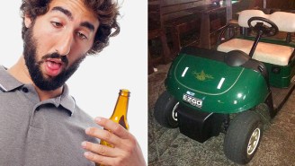 Two Drunk Bros Stole A Golf Cart From A PGA Event And Drove It 5 Miles To The Bar