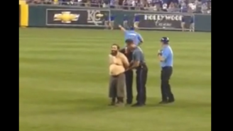Watch This Royals Fan Give Us A Lesson In How Not To Rush The Field