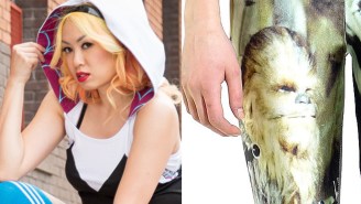 Fangirl Fashion: Spider-Gwen tank hoodie, Chewbacca leggings, and more