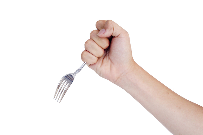 fork stab