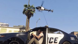 This ‘Grand Theft Auto V’ Mod Lets You Zip Around On A Grappling Hook
