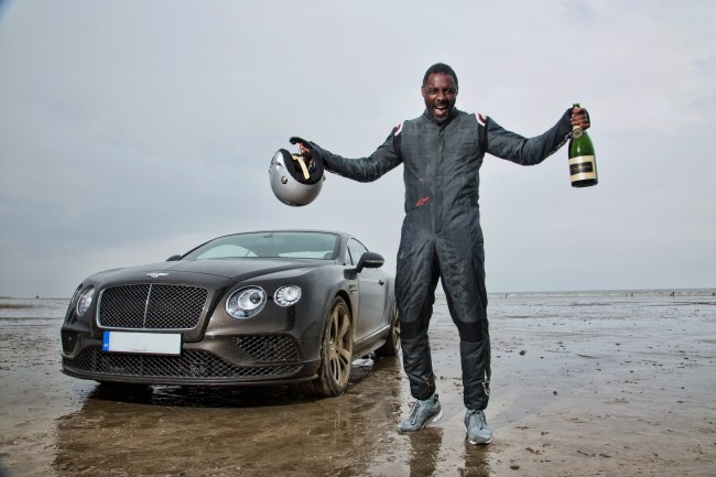 Elba achieves an average speed of 180.361mph to beat record set by Sir Malcolm Campbell in 1927. Record set during filming for new Discovery Channel show: Idris Elba: No Limits which airs in the summer.