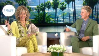 Jane Fonda reveals who invited her to the Mile High Club