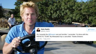 The World’s Most Famous Houseguest, Kato Kaelin, Is A Very Angry Milwaukee Brewers Fan
