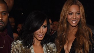 Beyoncé And Kim Kardashian Are Showing Off Dueling Diamond-Covered Butts At The Met Gala