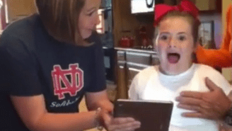 Watch A Young Girl With Down Syndrome React To Making The Cheer Team