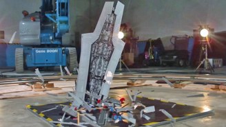 Watch This $800 LEGO ‘Star Wars’ Super Star Destroyer Get Completely Wrecked In Slo-Mo