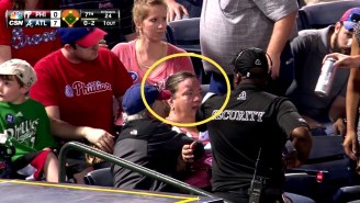 A Woman At The Braves – Phillies Game Took A Foul Ball To The Forehead, And The Result Was Gruesome