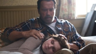 Review: Schwarzenegger tries to stretch in slow-burn zombie film ‘Maggie’
