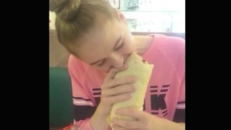 Watch This New Zealand Model Inhale A Two-Pound Burrito In Almost 90 Seconds