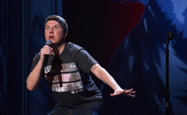 what is the nick swardson standup hardcore gay porn