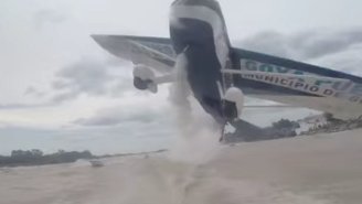 Watch These Men Almost Get Killed By A Plane While They Are Boating
