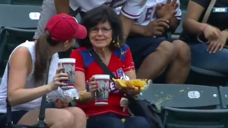 This Is What It Looks Like When A Foul Ball Destroys Your Plate Of Nachos