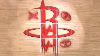 Watch Two Fans Play The Worst Game Of Tic-Tac-Toe Imaginable During The Rockets-Warriors Game