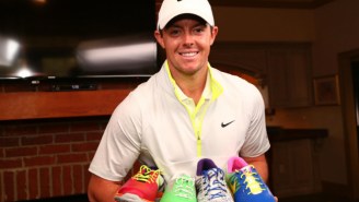 Rory McIlroy Will Wear Beautiful Golf Shoes That Were Designed By Children With Cancer