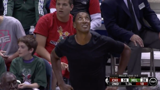 Scottie Pippen Looked Ready To Fight After Giannis Antetokounmpo Tackled Mike Dunleavy