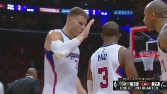 Chris Paul Really Left Blake Griffin Hanging On This DAP During Their Game 7 Win