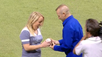 Here’s The Awesome Story Behind The Marriage Proposal At A Recent Rays-Yankees Game