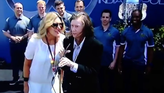 Watch The Indianapolis 500’s ‘Start Your Engines’ Call Go Horribly Awry