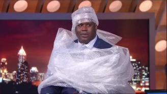 Why Did Shaq Cover Himself In Bubble Wrap?