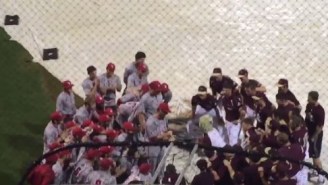 These Baseball Teams Entertained With A Dance-Off And Rock, Paper, Scissors During A Rain Delay