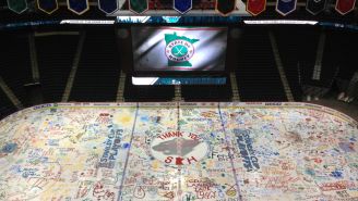 The Minnesota Wild Let Their Fans Paint The Ice