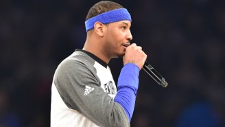 Carmelo Anthony On Knicks Rookie Kristaps Porzingis: ‘I Really Love Him’