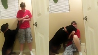 Watch This Loyal Dog Calm His Owner As She Suffers An Asperger’s Meltdown