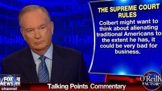 Bill O’Reilly Says Stephen Colbert Is ‘Alienating Traditional Americans’ With His SCOTUS Hijinks