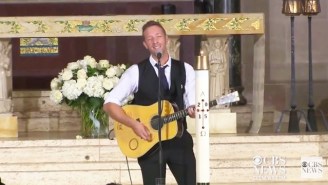 Chris Martin Delivered A Heartfelt Rendition Of ‘Til Kingdom Come’ At Beau Biden’s Funeral