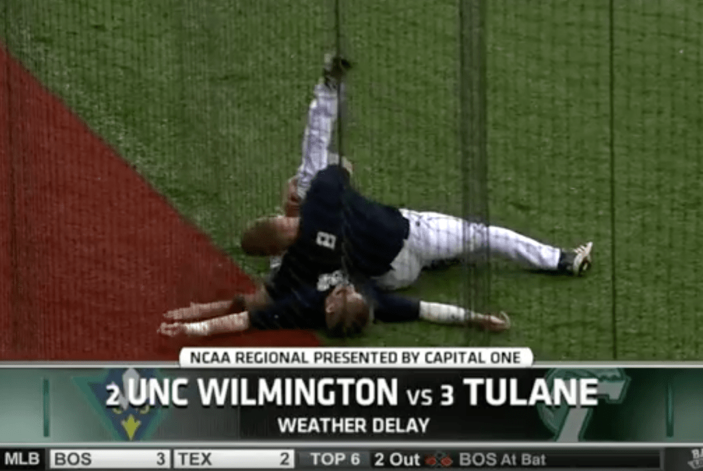 Watch A College Baseball Player Turn Into The Rock For A Rain Delay