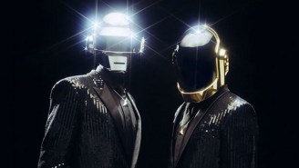 One Of The Daft Punk Guys Showed Up In A Movie Without His Helmet