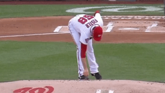 Nationals Pitcher Doug Fister Nearly Lost Something Very Important On The Mound