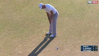 Watch Dustin Johnson Three-Putt On The Final Hole And Lose The U.S. Open To Jordan Spieth