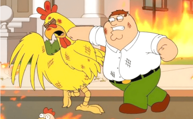 Ranking 5 'Family Guy' Man Vs. Chicken Battles