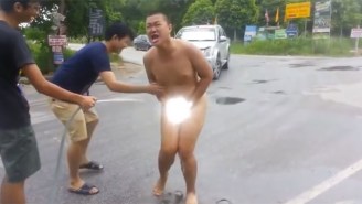 Watch This Thai Gentleman Rub Fire Ants On His Crotch And React Accordingly