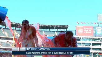 Watch This Reporter Get The Worst Of A Postgame Gatorade Bath