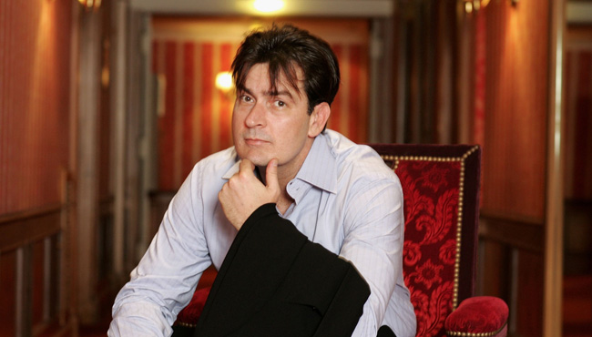 Cannes - Charlie Sheen - Portraits