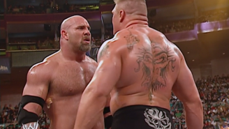 Goldberg Says Brock Lesnar Is A Genius, Wants To Wrestle Him Again