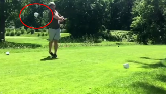 Watch This Happy Gilmore-Style Golf Swing Go Very Wrong