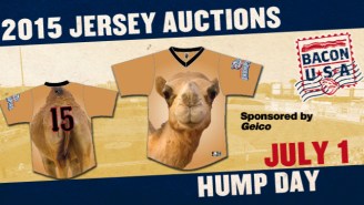 A Minor League Baseball Team Is Wearing Geico ‘Hump Day’ Jerseys